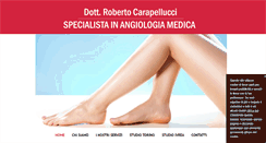 Desktop Screenshot of angiologocarapellucci.com
