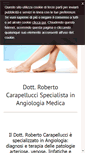 Mobile Screenshot of angiologocarapellucci.com