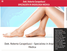 Tablet Screenshot of angiologocarapellucci.com